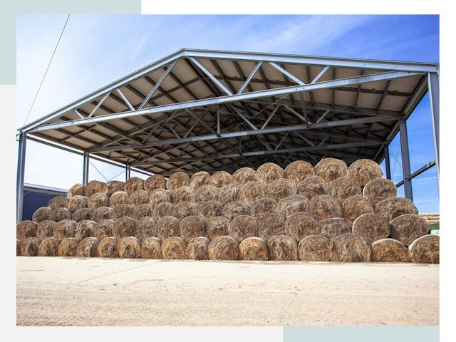 Строительство сенохранилищ в Октябрьский от 621 руб.