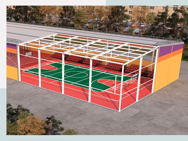 Спортивные сооружения в октябрьском