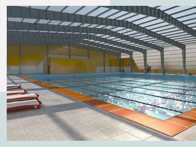 Строительство крытых бассейнов в октябрьском