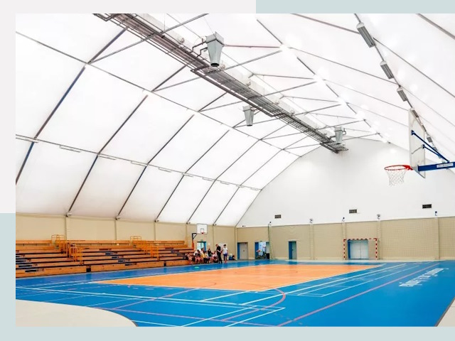 Строительство спортивных залов в октябрьском