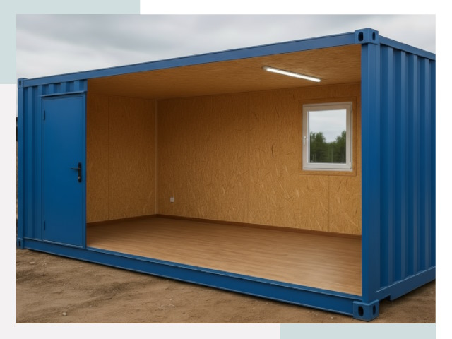 Блок-контейнеры в октябрьском