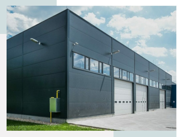 Модульные ангары в октябрьском