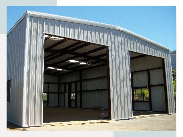 Легковозводимые ангары в октябрьском