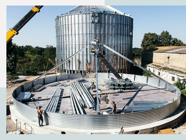 Силосы для зерна в Октябрьский от 621 руб. - Надёжное хранение