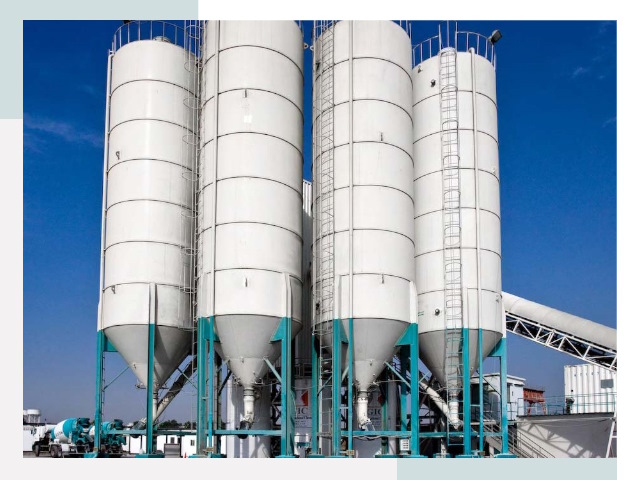 Строительство цементных силосов в октябрьском
