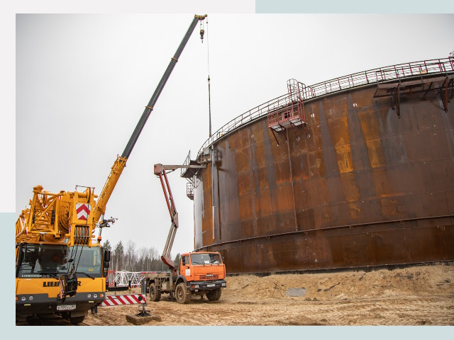 Монтаж резервуаров в октябрьском от 621 руб. за м³