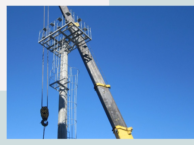 Монтаж осветительных мачт в Октябрьский от 621 руб.