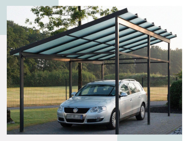 Навесы для автомобилей в октябрьском