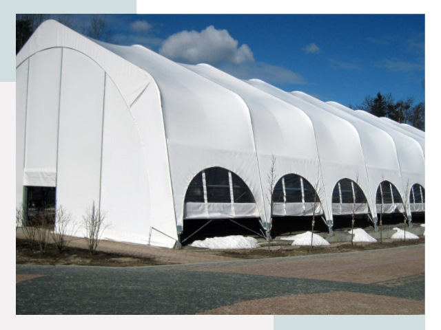 Каркасно-тентовые сооружения в октябрьском