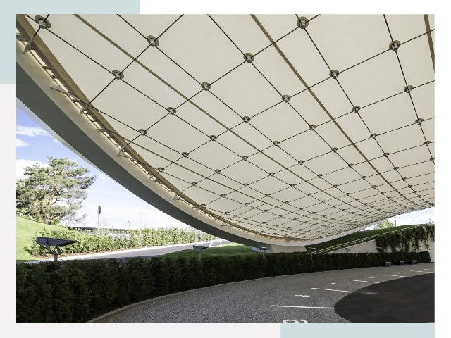 Мембранные конструкции в октябрьском