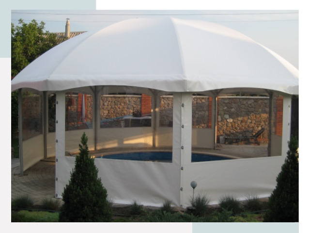 Тентовые павильоны в октябрьском