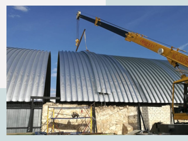 Реконструкция ангаров в октябрьском от 621 руб.